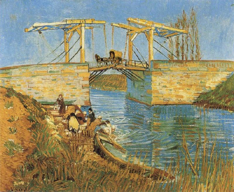 Vincent Van Gogh The Langlois Bridge at Arles China oil painting art